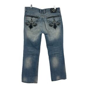 Affliction Cooper Boot Distressed Jean’s SZ 36